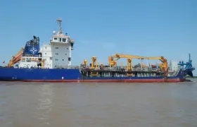 La draga china Xin Hai Hi 9.