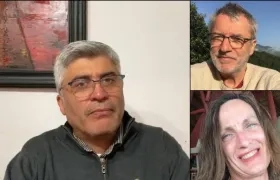 Alejandro Ruscani, Paul-Emile Dupret y Teri Mattson, observadores internacionales.