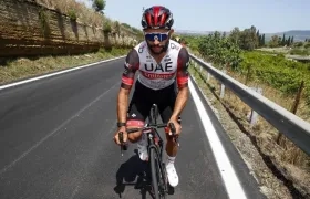 Fernando Gaviria no tuvo fortuna este año en el Giro.