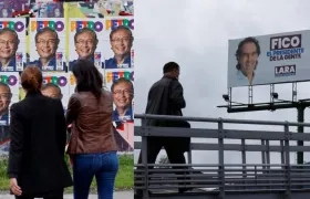  Campaña electoral colombiana.