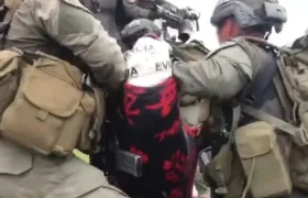 El cuerpo de alias 'Matamba'.