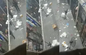 Las imágenes que dejó el enfrentamiento.