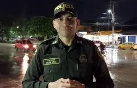 Coronel Óscar Daza, comandante operativo Policía Metropolitana de Barranquilla