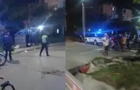 Lugar del macabro hallazgo.