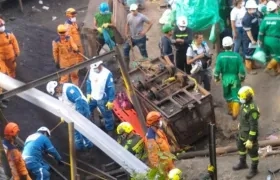 Alrededores de la mina de la tragedia.