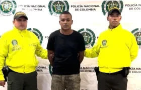 Jorhans Alberto Polo Ferrer, tras ser capturado.