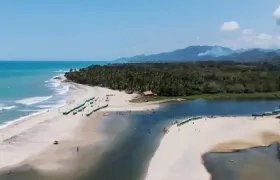 Desembocadura del río Buritaca.