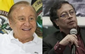 Los candidatos Rodolfo Hernández y Gustavo Petro.