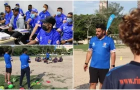 Entrenadores formados en Misión fútbol. 