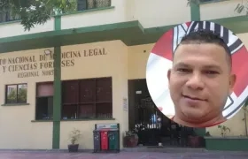 Jorge Luis Díaz Martelo y sede de Medicina Legal.