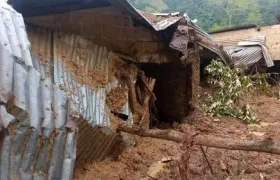 Vivienda donde ocurrió la tragedia.