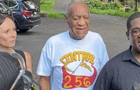 Bill Cosby cuando comparecía en una de las audiencias.