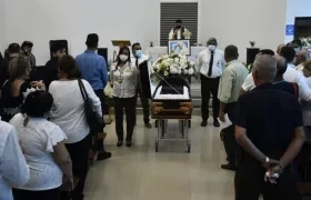 Ceremonia religiosa de Chelo De Castro, periodista deportivo. 