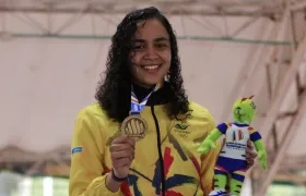 María Jaramillo Quevedo, primer oro de Colombia en Valledupar 2022