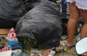 Basurero en el barrio La Ceiba.