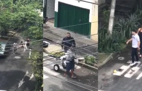 Imágenes de la agresión.