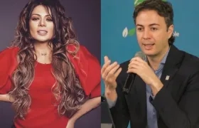 Marbelle y el Alcalde de Medellín, Daniel Quintero.