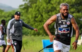 Luis 'Cariaco' González, jugador de Junior. 