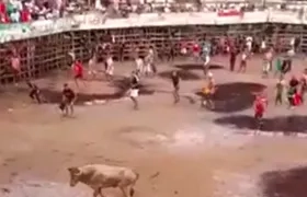 Las corralejas de ayer en Bayunca, norte de Cartagena.