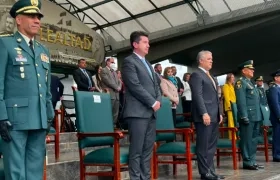 El Presidente Duque y el general Zapateiro en una foto de archivo.