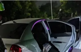 Escena del triple asesinato.