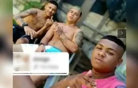 De derecha a izquierda: Samuel, Jesús David y Gregori