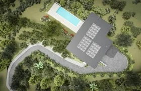 La cima residencial, ubicada en la Sierra Nevada de Santa Marta.