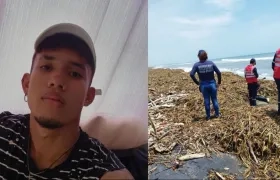 Mateo Torres González fue hallado en este sector de playa en Tubará. 