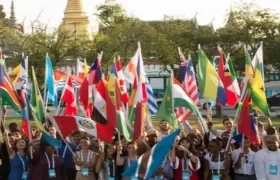Jóvenes de todo el mundo en 'One Young World'. 