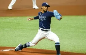 Luis Patiño, lanzador de Tampa Bay. 