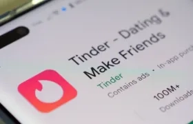 Aplicación de Tinder. 