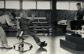 Steven Spielberg grabando su primer videoclip.