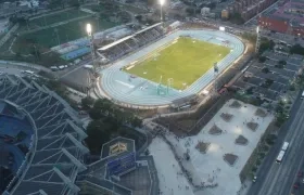 Estadio de atletismo Rafael Cotes. 