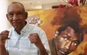 Antonio Cervantes, conocido como 'Kid Pambelé', el mejor boxeador colombiano de la historia.