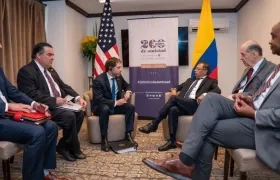 Encuentro bilateral entre secretario de seguridad nacional estadounidense y presidente electo Petro.