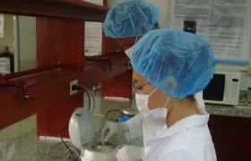 Estudiantes del programa de farmacia de Uniatlántico.