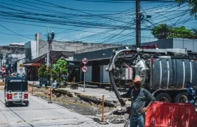 Rehabilitación de la calle 18 de Soledad. 