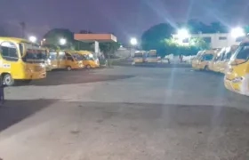 Nevada de los buses de Transmecar