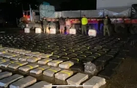 Dos toneladas de droga incautadas. 