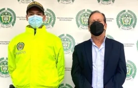 Jorge Hernández Cassis, tras ser capturado en Bogotá.