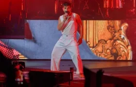 Camilo en su reciente concierto en Marbella, España.