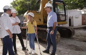 La gobernadora del Atlántico, Elsa Noguera.