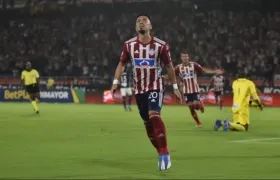 Fernando Uribe, delantero de Junior. 