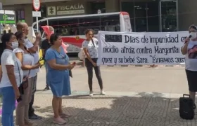 Familiares de Margarita Gómez Márquez.