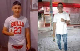 Richard Martínez y Andrés Felipe Ortiz, las víctimas del ataque.