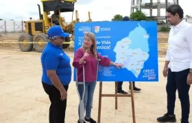 La gobernadora del Atlántico, Elsa Noguera.