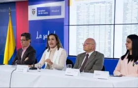 La Ministra de Salud, Carolina Corcho.