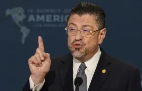 El presidente de Costa Rica, Rodrigo Chaves.