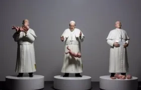 La escultura del Papa Francisco del chileno Pablo Maire