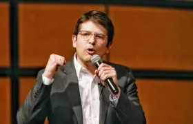 Miguel Uribe Turbay, senador de la República.